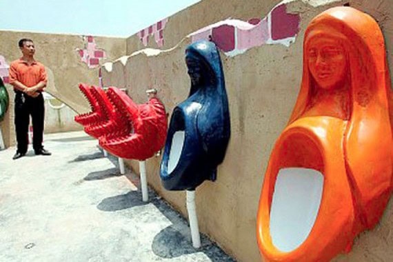 Unique and bizarre toilet sculptures from around the world.