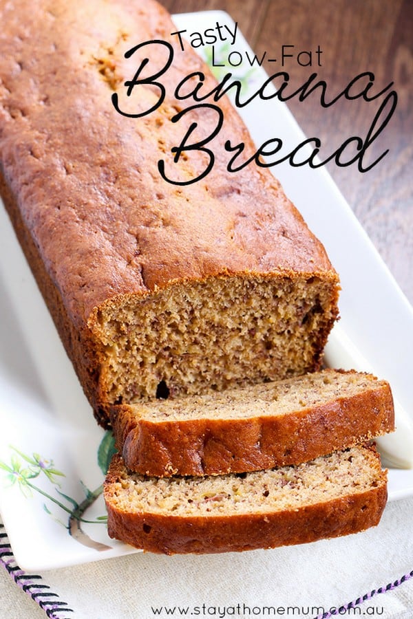 Tasty Low-Fat Banana Bread