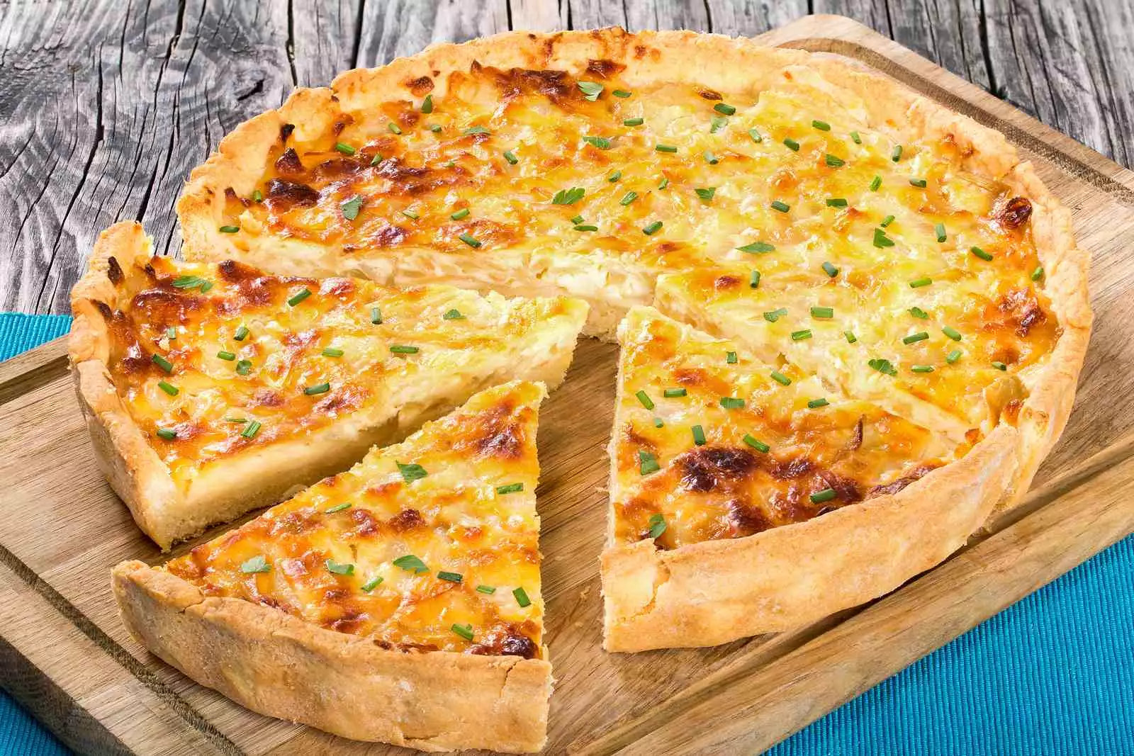 Simple Four Ingredient Onion Tart - Stay at Home Mum