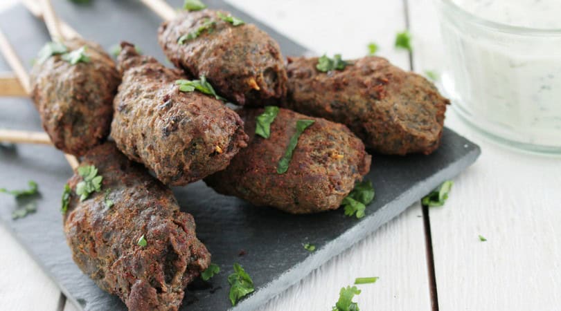 Beef Kofta with Tzatziki
