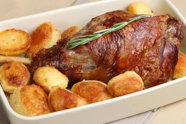 Roast Lamb Dinner for Six
