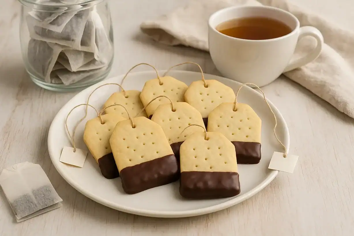 Teabag Shortbread Biscuits