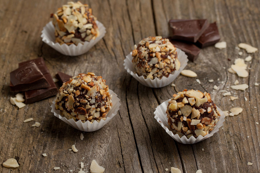 Christmas Fruit Mince Truffles