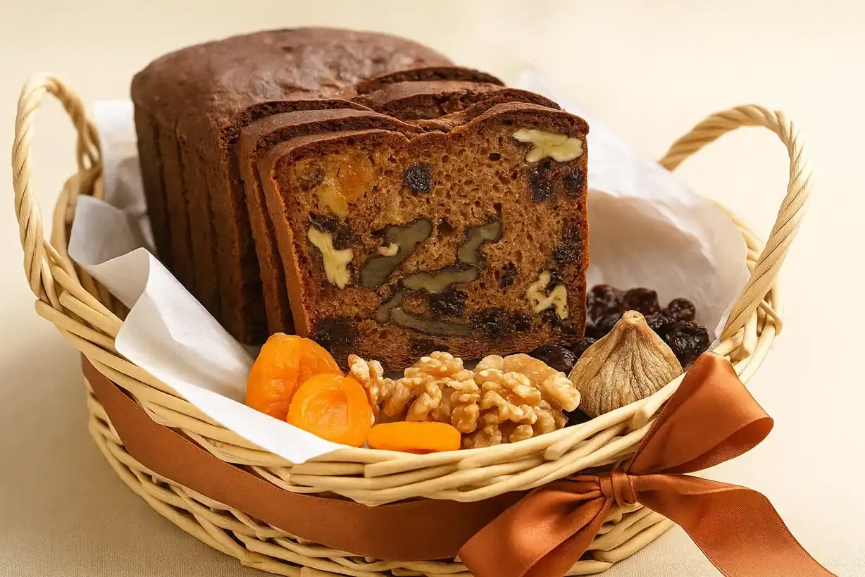 Fig Apricot and Walnut Bread