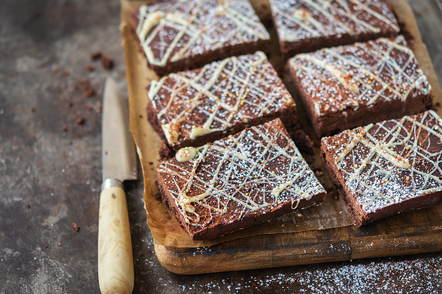 Chocolate chickpea slice | stay at home mum