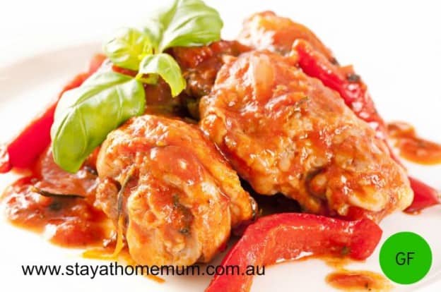 Gluten Free Chicken Cacciatore