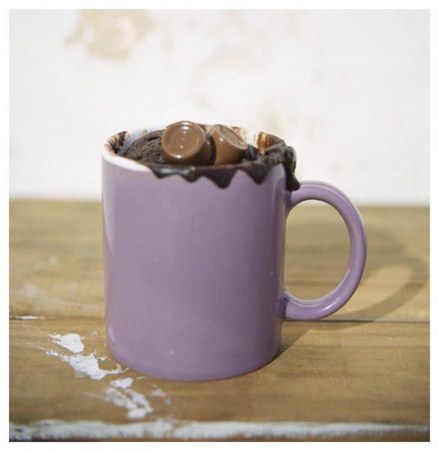 Choc Caramel Cake-In-A-Mug