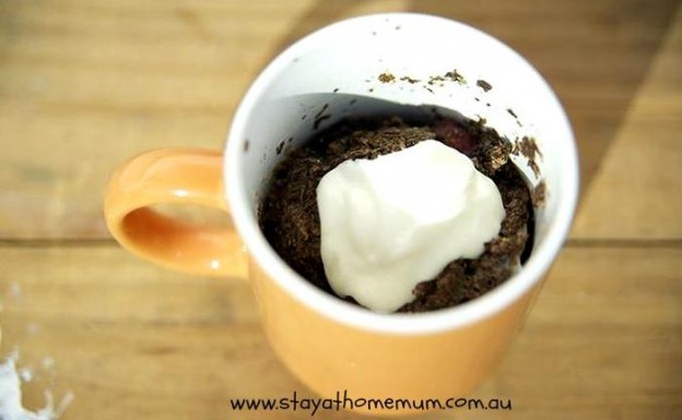 Mixed Berry Cake In A Mug
