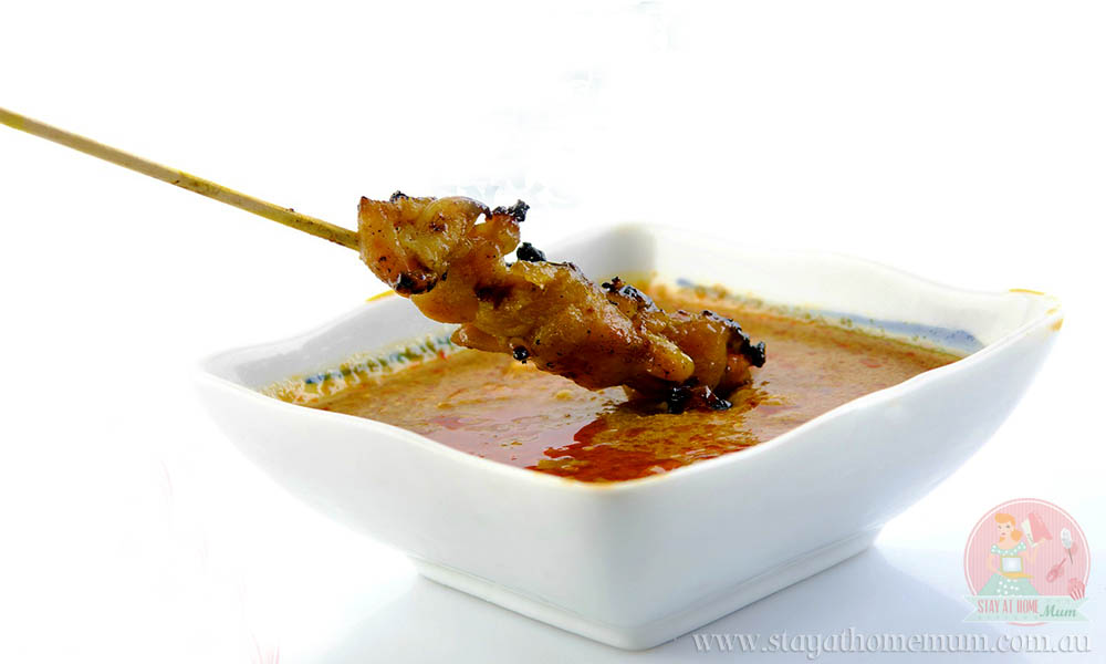 Satay Chicken Sticks Stay at Home Mum
