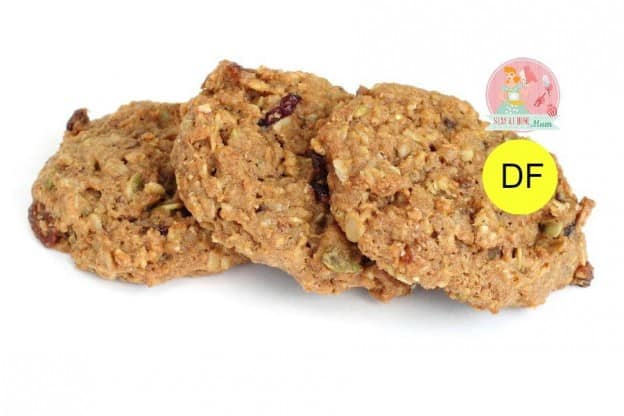 Dairy Free Trail Mix Cookies