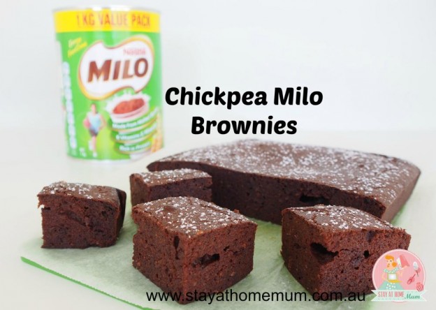 Chickpea Milo Brownies | Stay at Home Mum