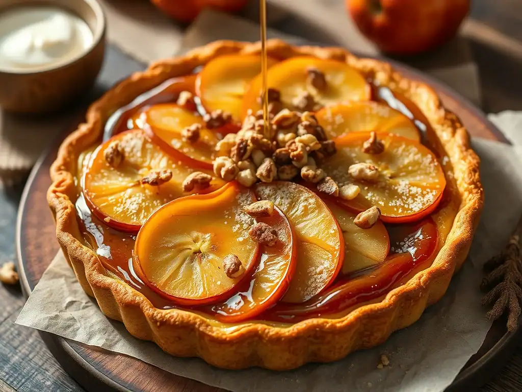 Maple and Nut Apple Tarts