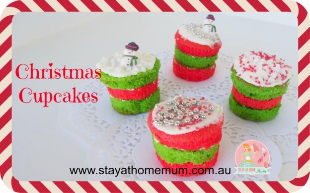 Christmas Cupcakes | Stay at Home Mum