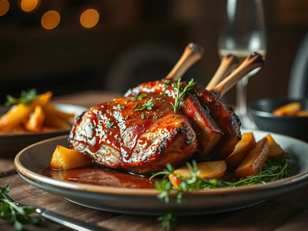 Canadian Maple Pork Rack