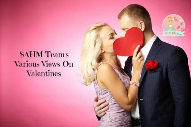 Valentine's Day couple holding a heart, celebrating love and family values.