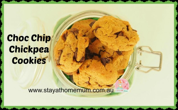 Choc Chip Chickpea Cookies
