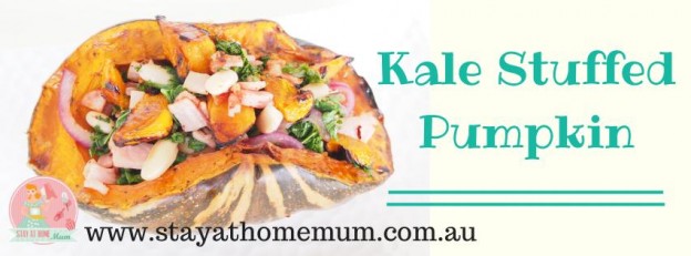 Kale Stuffed Pumpkin