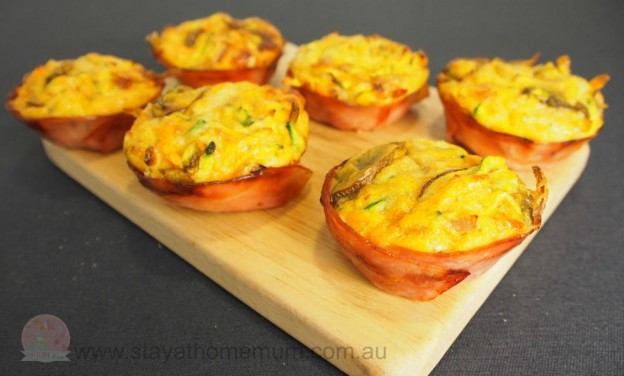 Healthy Ham Veggie Cups