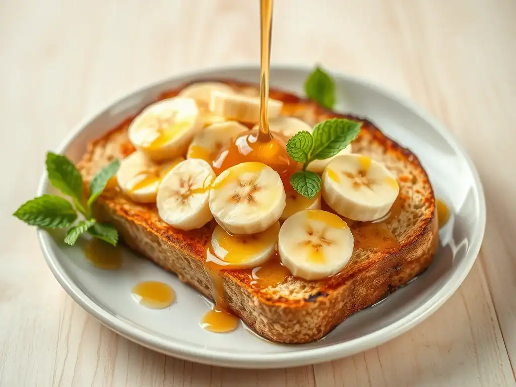 Banana and Honey Toast