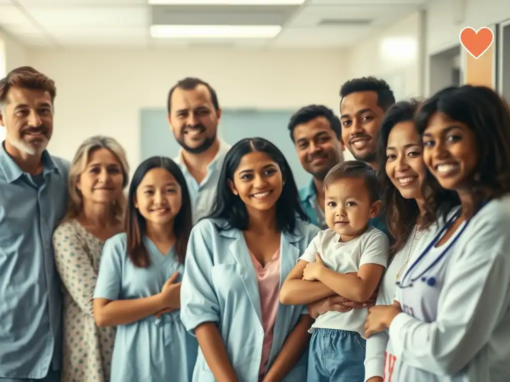 Australian healthcare team supporting organ donation.