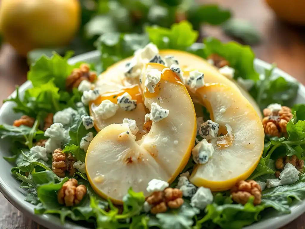 Pear and Blue Cheese Salad