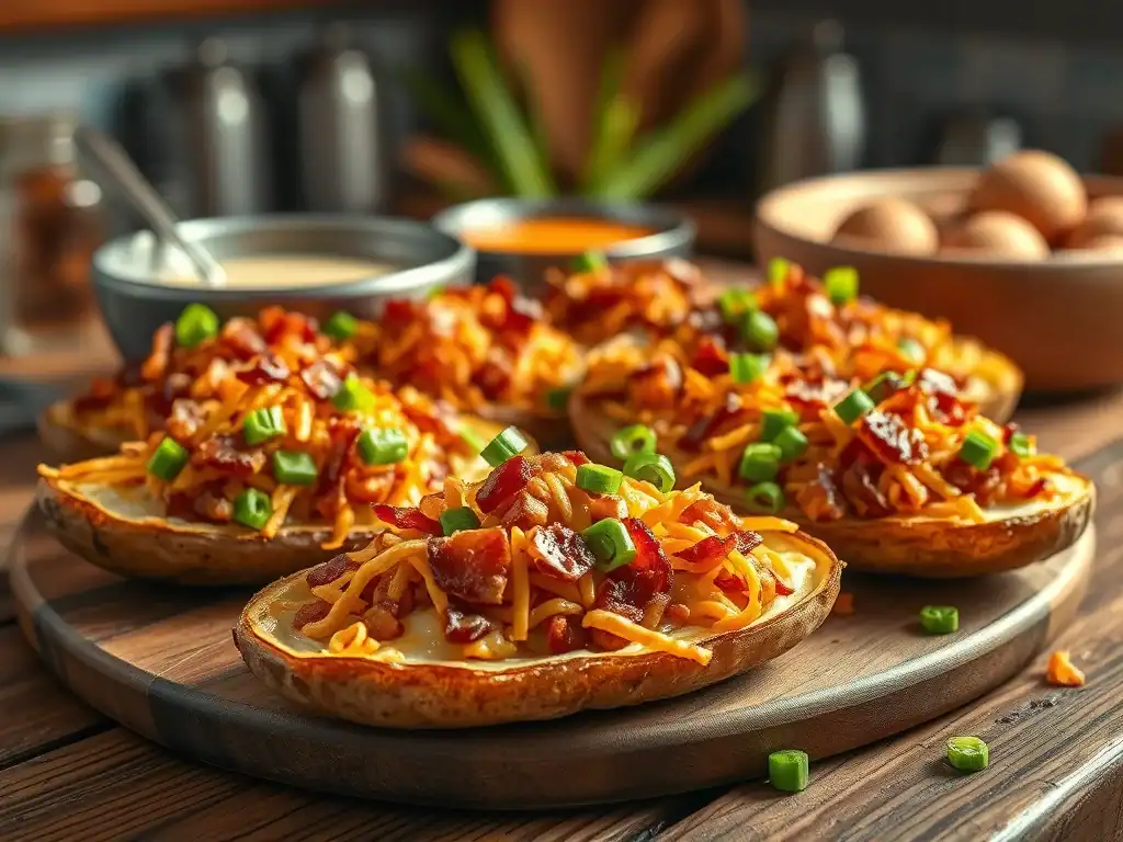 How to Make Stuffed Potato Skins