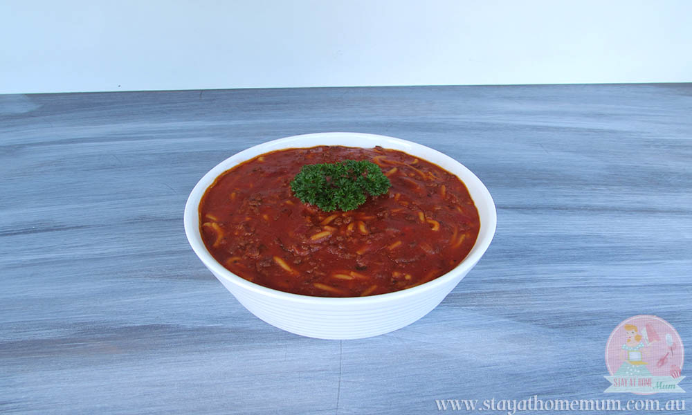 Summer’s Spaghetti Mince