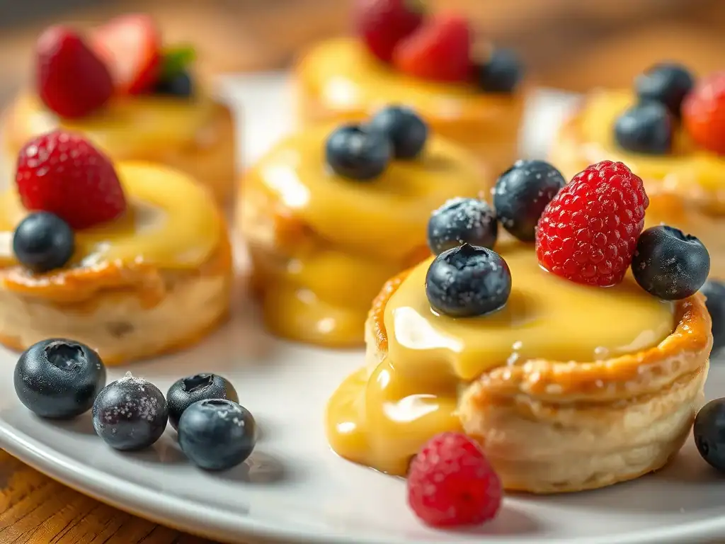 Berries Custard Pastries