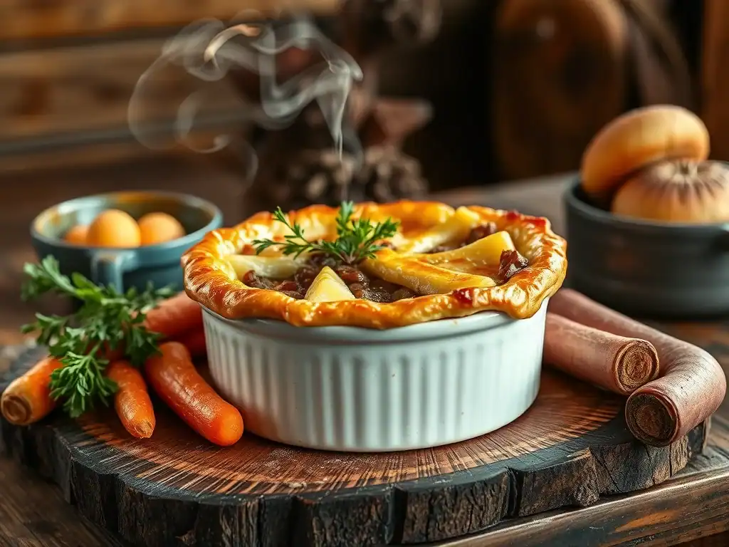 Beef and Vegetable Pot Pie
