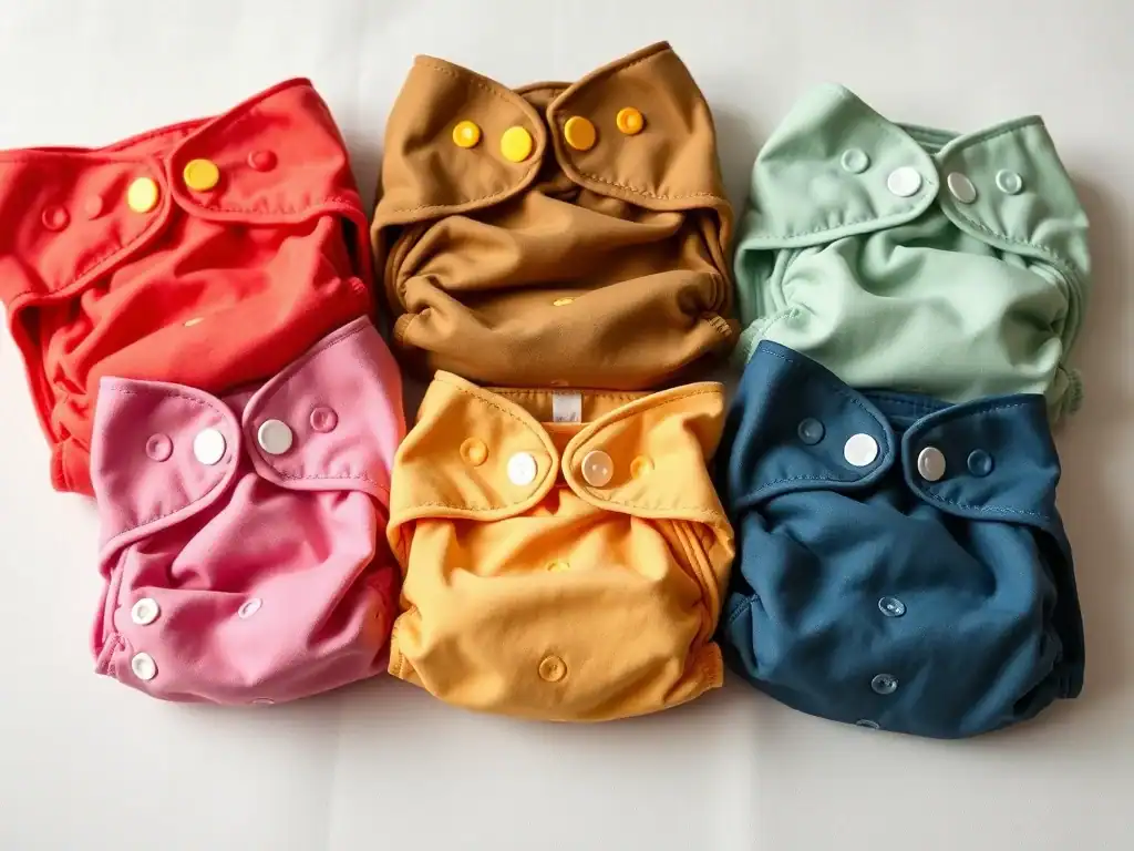 Reusable modern cloth nappies for eco-friendly parenting. Soft, adjustable, and stylish nappies for.