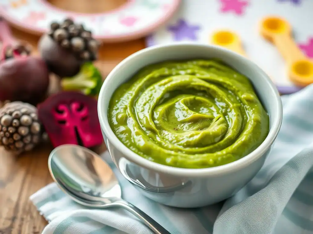 Broccoli and Beet Puree