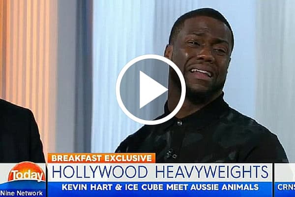 Ice Cube and Kevin Hart Meet Australian Creepy Crawlies