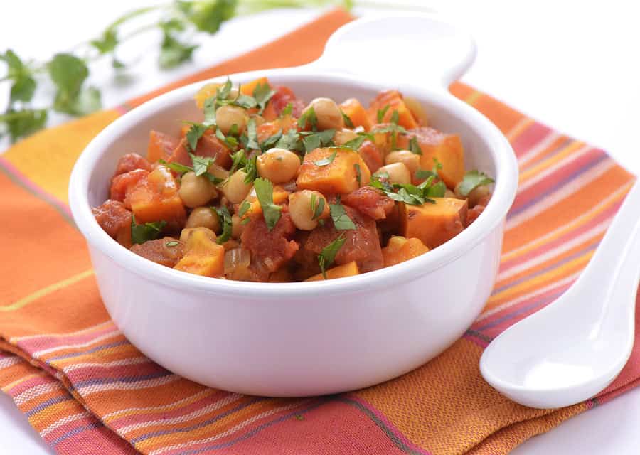 Simply Vegan Sweet Potato, Chickpea and Peanut Stew