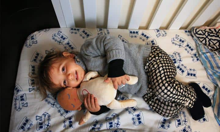 Lulla Doll helps children sleep peacefully.