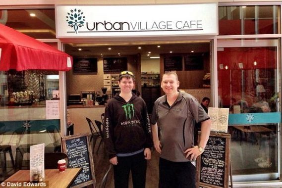 Loving Dad Tears Up After A Local Cafe Gives His Autistic Son A Chance