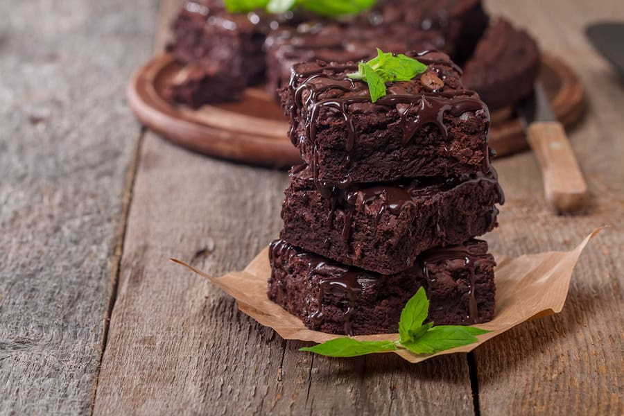 Minty Chocolate Brownies