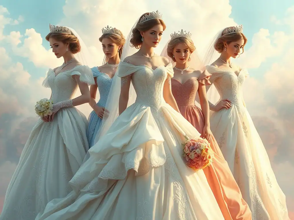 14 Real Life Princesses’ Wedding Gowns