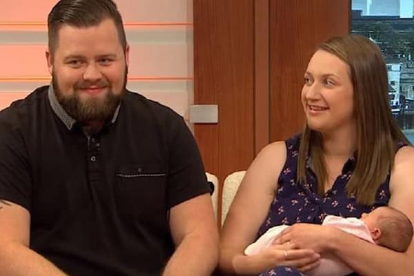 Baby Born Outside Hospital as Dad Parks Car.