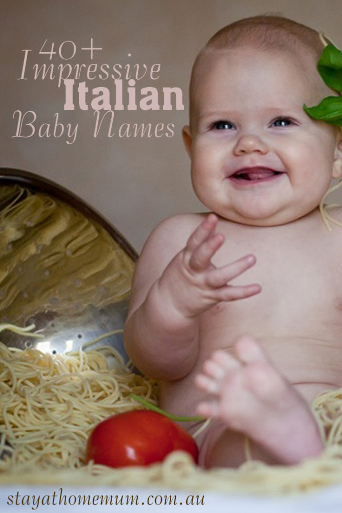40+ Impressive Italian Baby Names - Stay at Home Mum