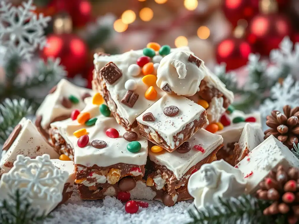 White Christmas Rocky Road
