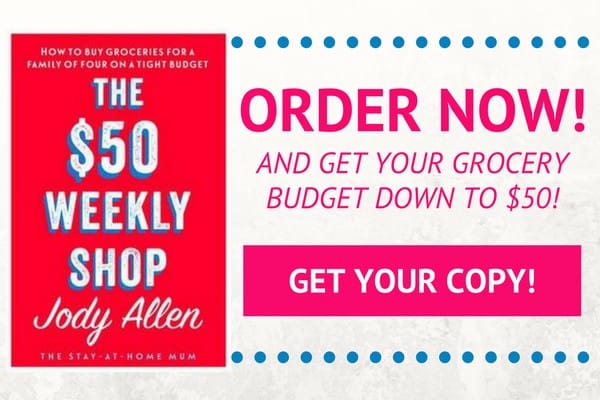 Get Ready For My 3rd Book – The $50 Weekly Shop!