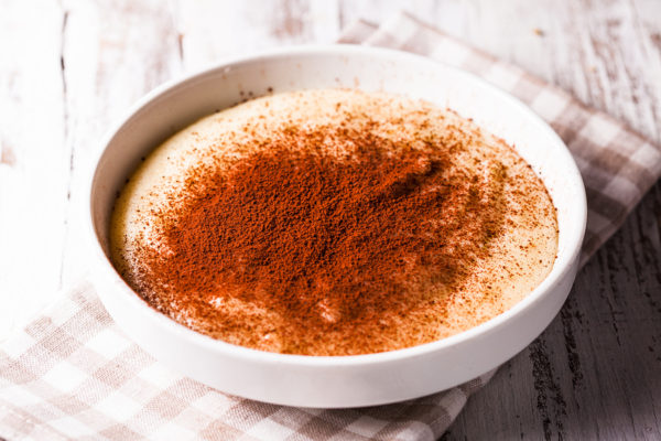semolina porridge with cinnamon