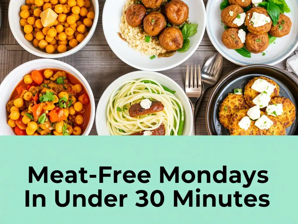 Meat-Free Mondays In Under 30 Minutes