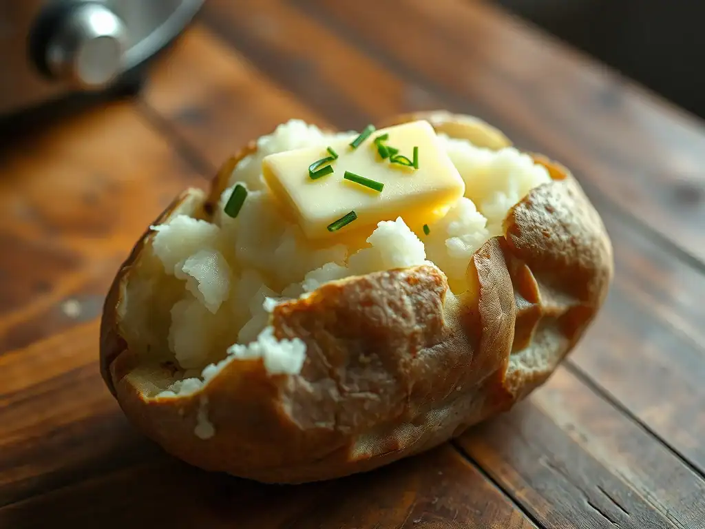 Slow Cooker Baked Potatoes