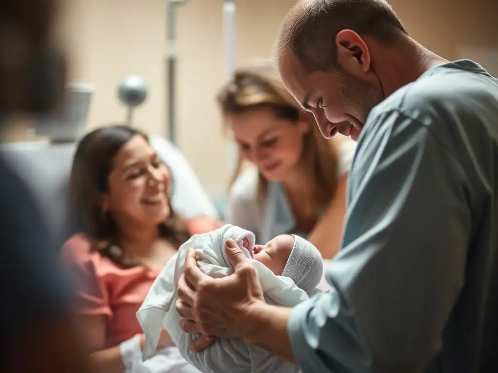 Two Sides Of Birth Photography