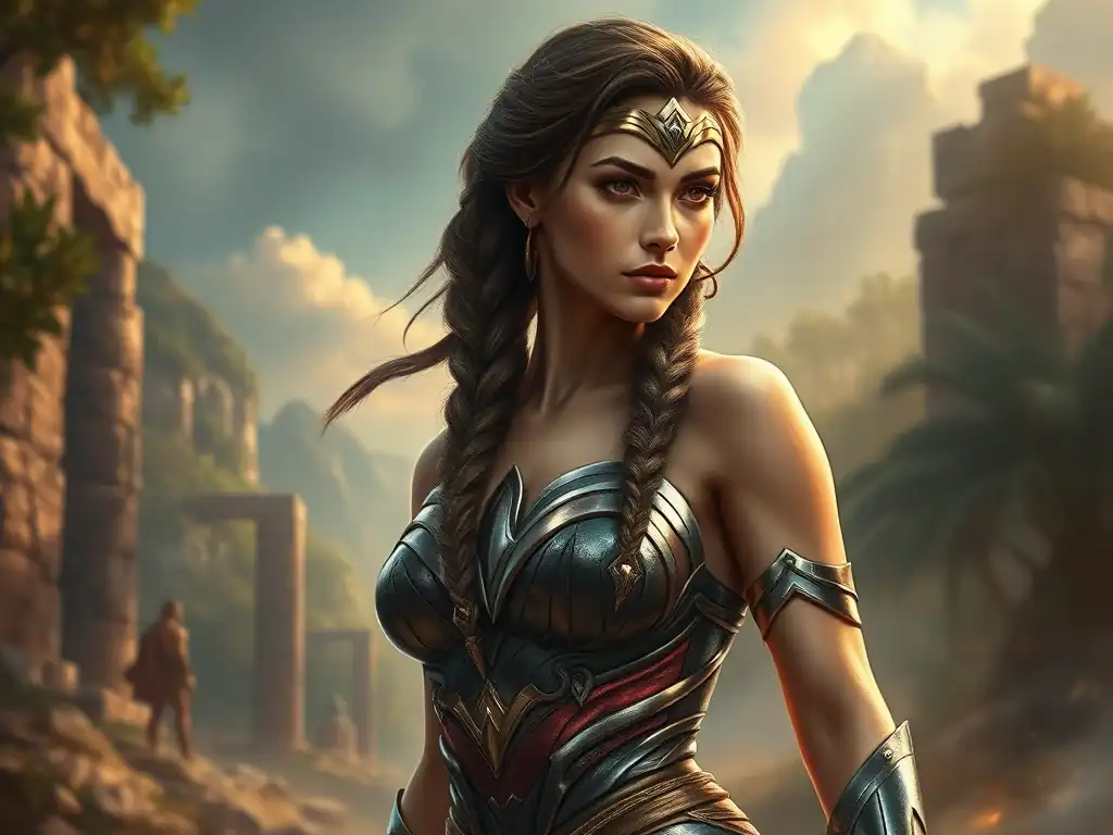 Get The Look: Wonder Woman’s Amazonian Warrior Braid