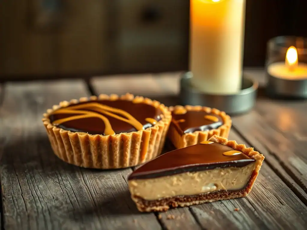 Peanut Butter Chocolate Tarts