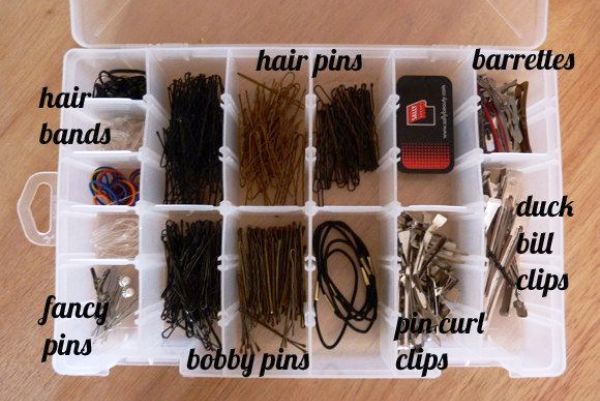15 Ways To Store Bobby Pins and Hair Ties