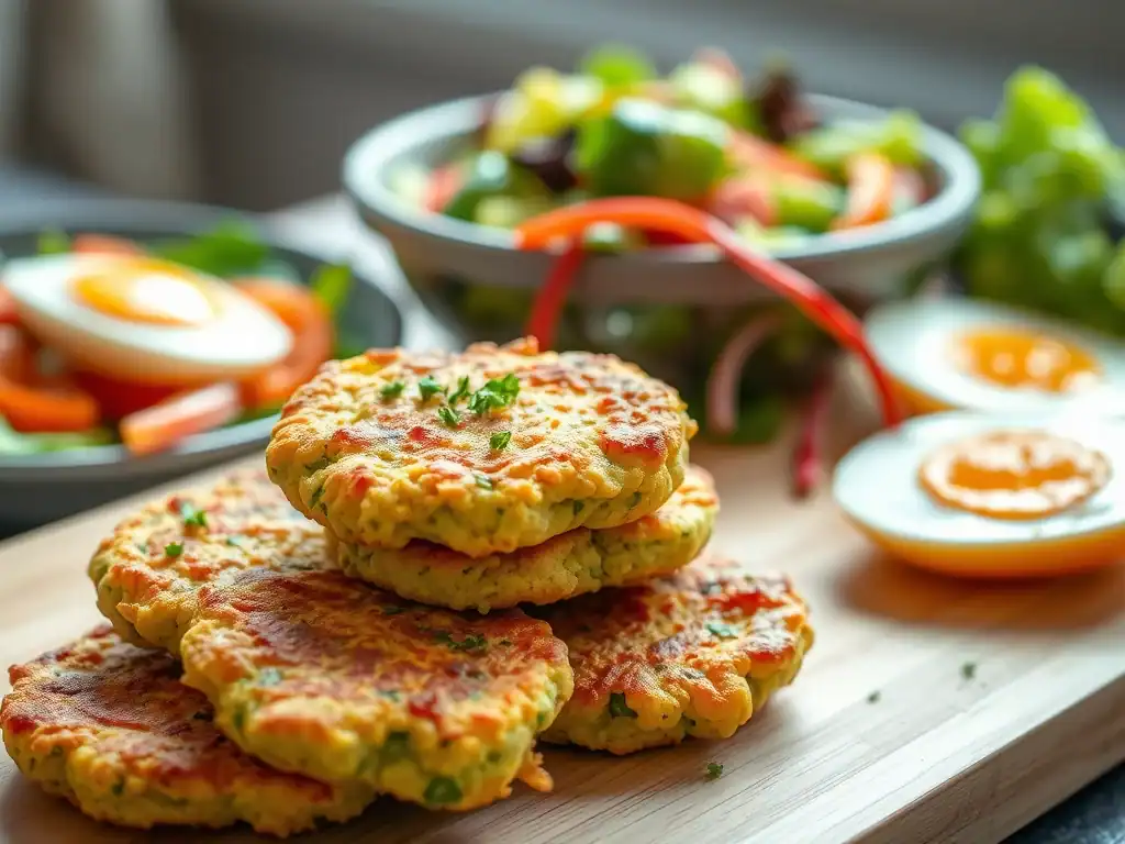 Green Broccoli Fritters