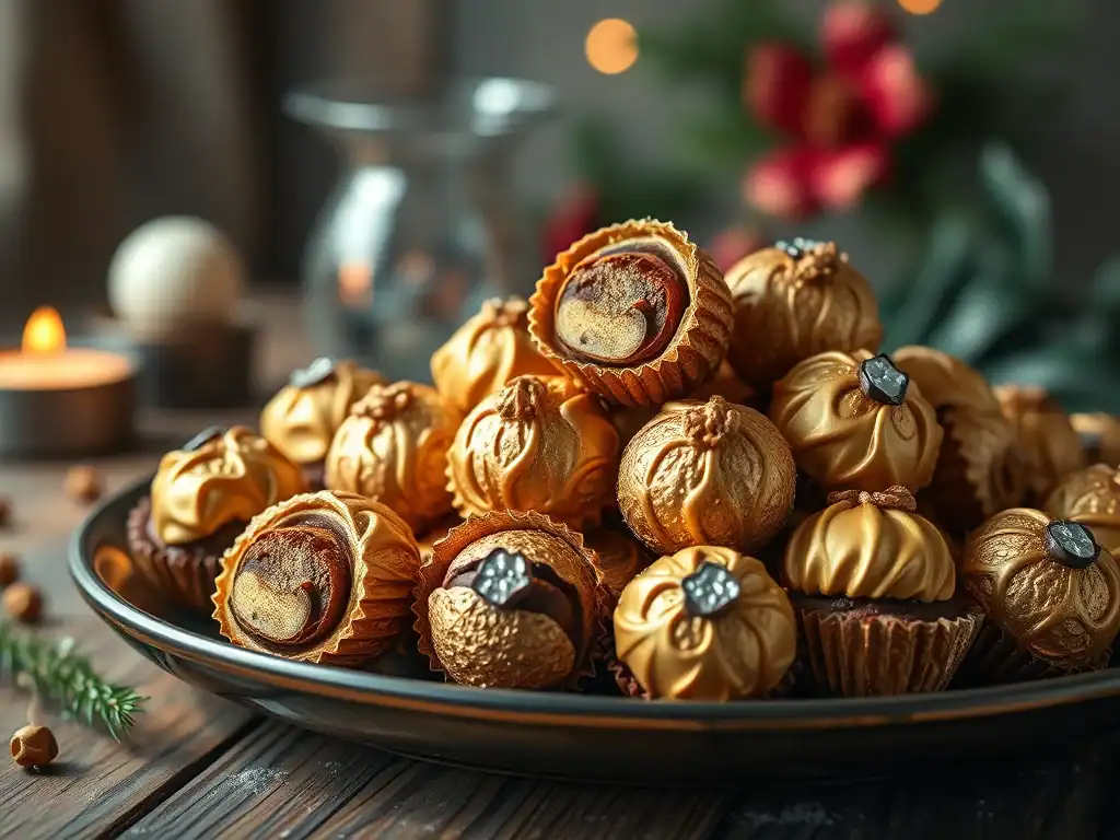 Homemade Ferrero Rochers